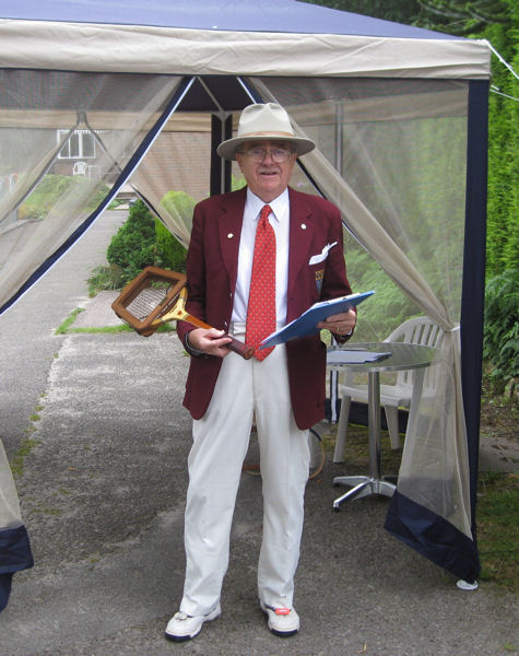 John ready to greet the guests