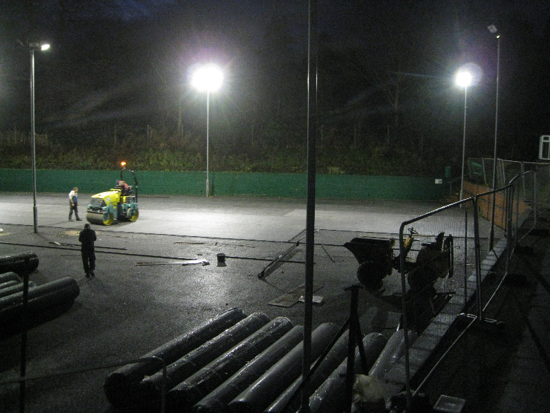 Day 25 Dec 12 Top tarmac levelling