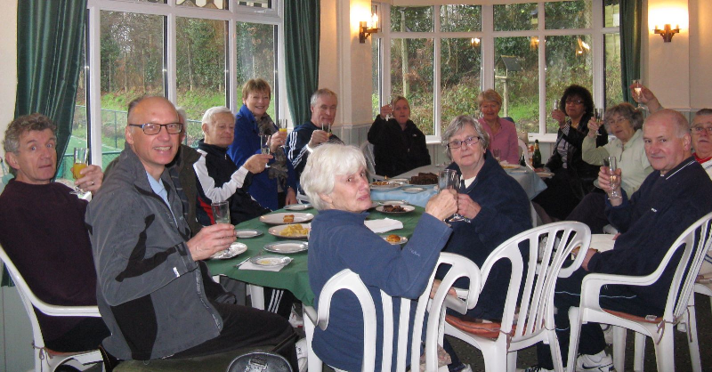 Celebrating Jane Cooper's 60th Birthday in the Clubhouse