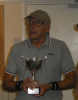 Winner Terry Fernyhough at the Over 80's Tournament