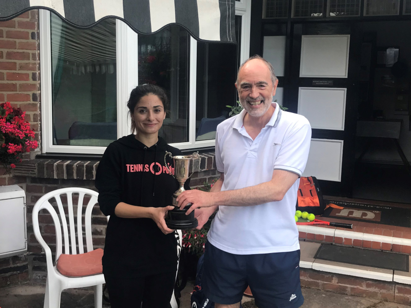 2019 Captains' and President's Day Winners Adina Ardeleanu and Roger Smith