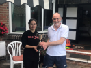 2019 Captains' and President's Day Winners Adina Ardeleanu and Roger Simth