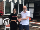 2019 Captains' and President's Day Winners Adina Ardeleanu and Roger Smith