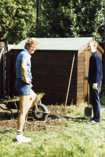 Taking a Breather from Maintenance 1986: Pete Mason & Hugh Padley