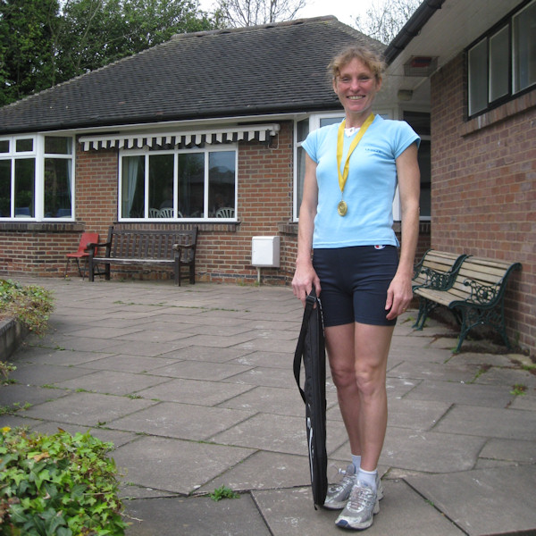 Basford salutes Catherine Goldstraw.... Mow Cop Killer Mile Veteran Winner 2010!